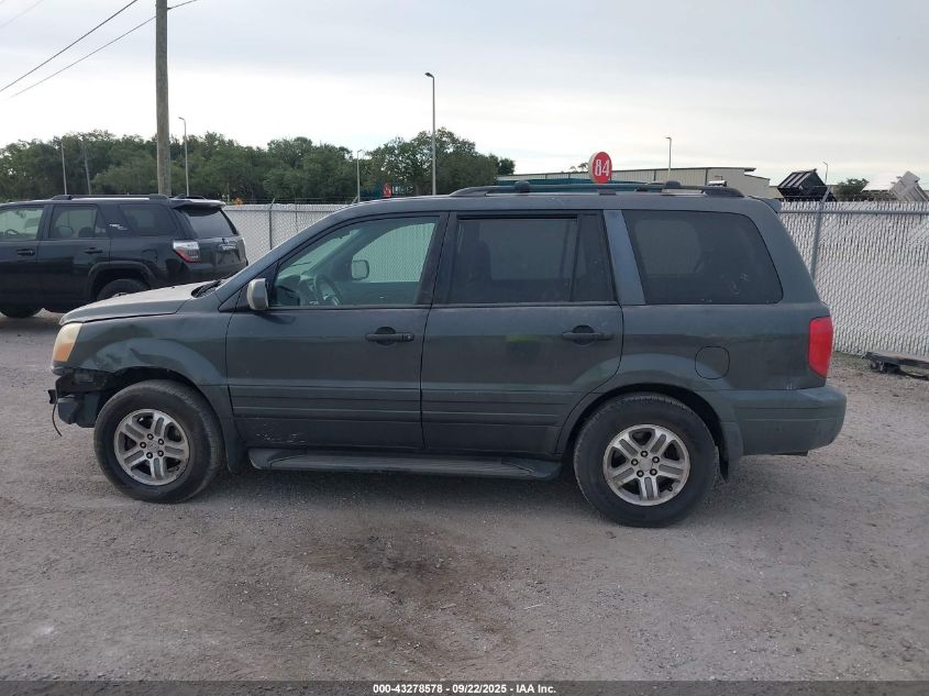 2004 Honda Pilot Ex-L VIN: 2HKYF18514H523365 Lot: 43278578