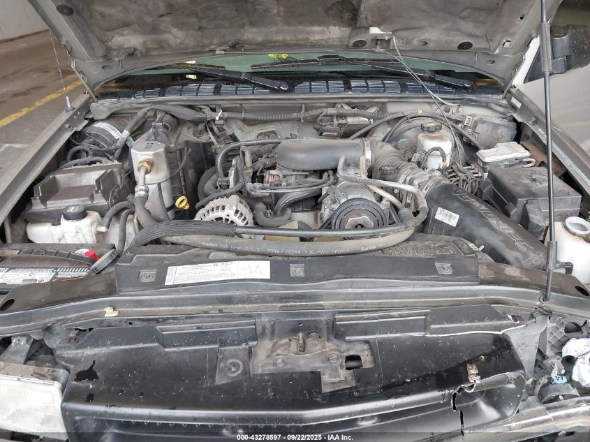 2005 Chevrolet Blazer Ls VIN: 1GNCS13X85K109329 Lot: 43278597