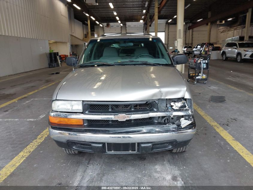 2005 Chevrolet Blazer Ls VIN: 1GNCS13X85K109329 Lot: 43278597