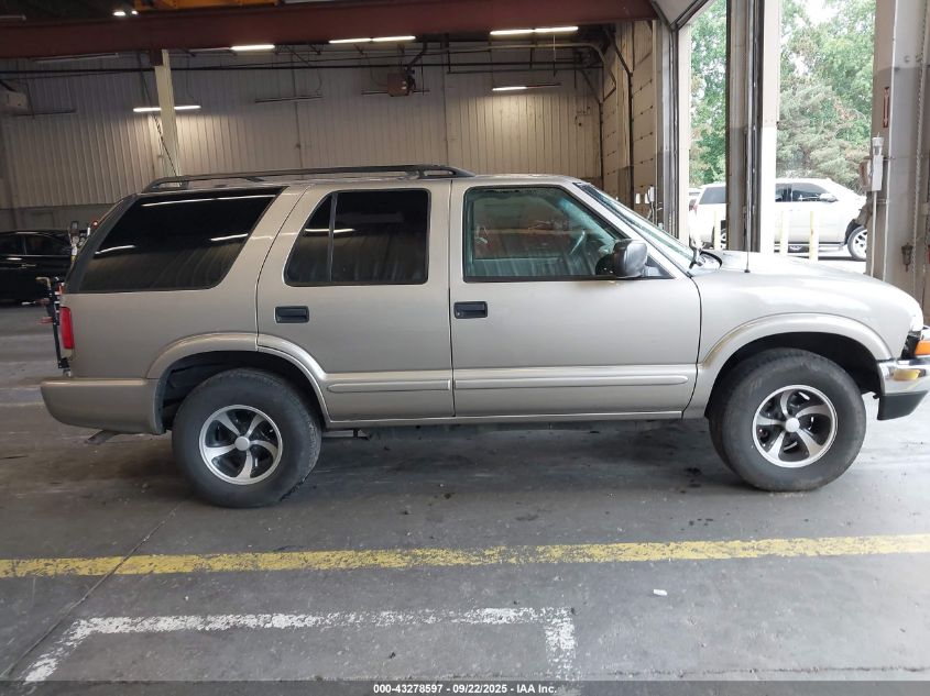 2005 Chevrolet Blazer Ls VIN: 1GNCS13X85K109329 Lot: 43278597