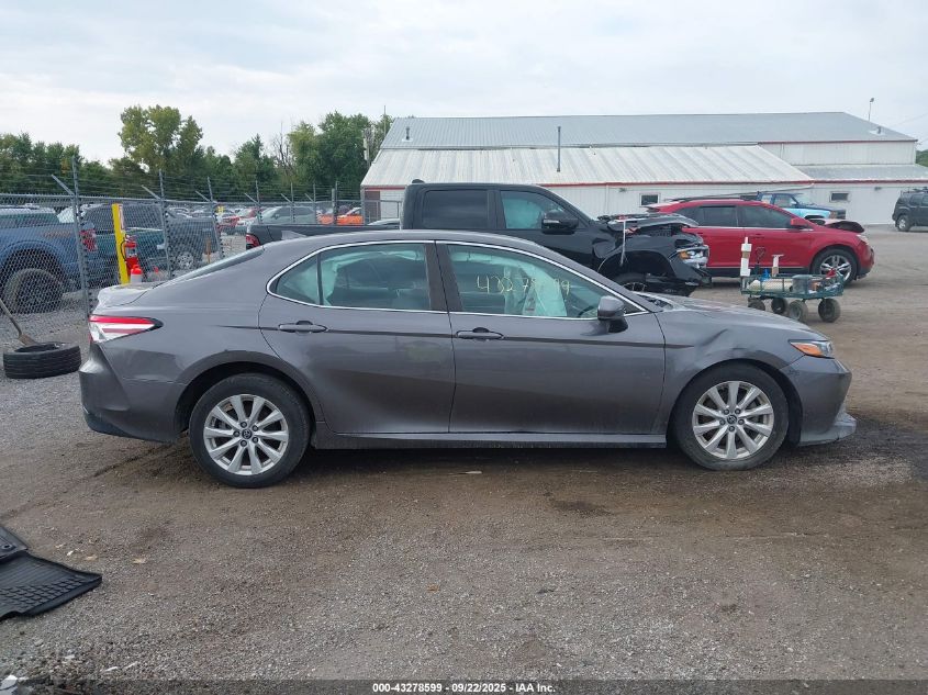 2019 Toyota Camry Le VIN: 4T1B11HK7KU851382 Lot: 43278599
