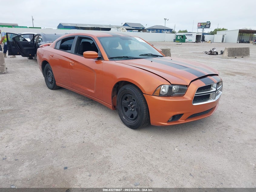 2011 Dodge Charger orange sedan flexible 2B3CL3CG7BH525460 photo #1