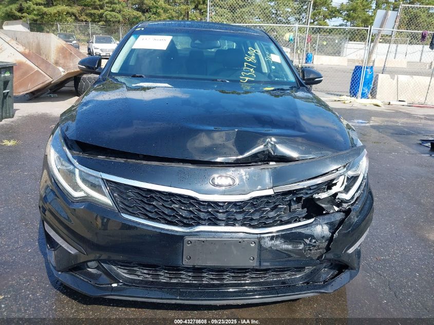 2019 Kia Optima S VIN: 5XXGT4L38KG362050 Lot: 43278608