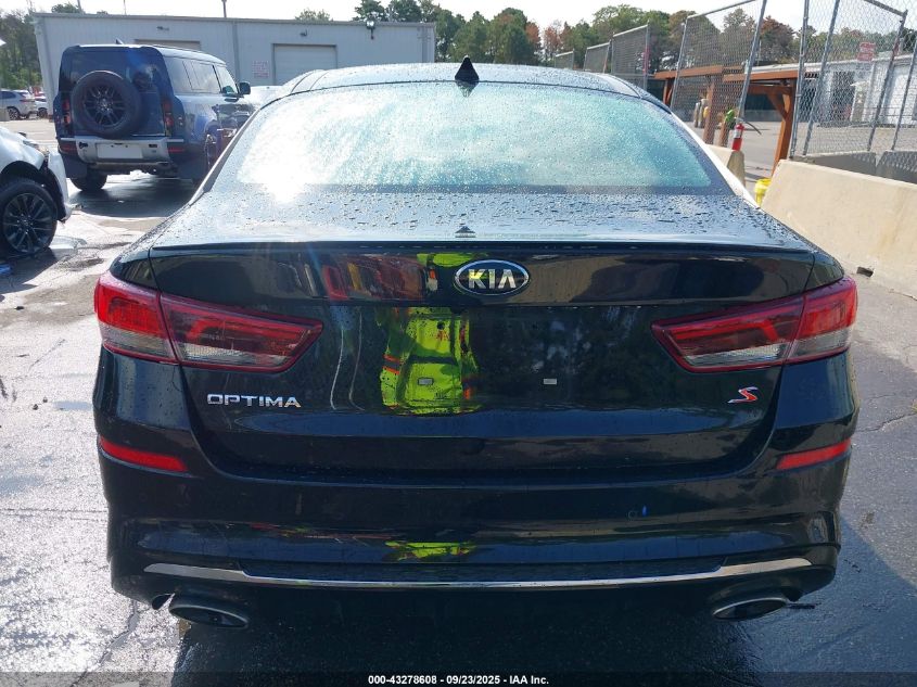 2019 Kia Optima S VIN: 5XXGT4L38KG362050 Lot: 43278608