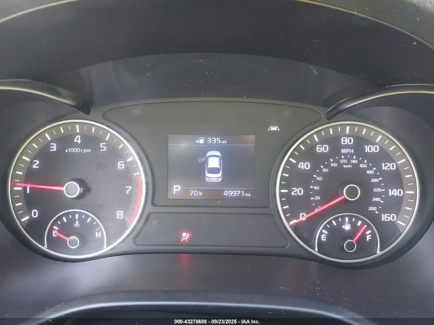 2019 Kia Optima S VIN: 5XXGT4L38KG362050 Lot: 43278608