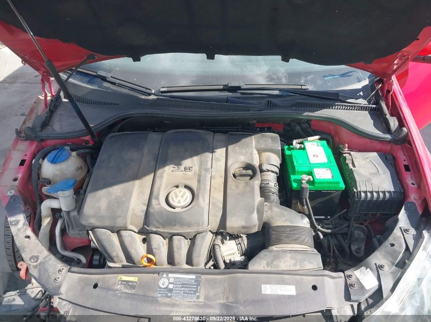 2012 Volkswagen Golf 2.5L 4-Door VIN: WVWDB7AJ1CW040570 Lot: 43278630
