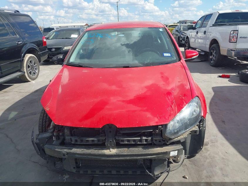 2012 Volkswagen Golf 2.5L 4-Door VIN: WVWDB7AJ1CW040570 Lot: 43278630