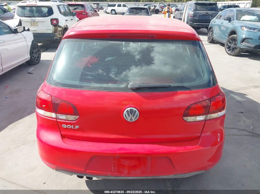 2012 Volkswagen Golf 2.5L 4-Door VIN: WVWDB7AJ1CW040570 Lot: 43278630