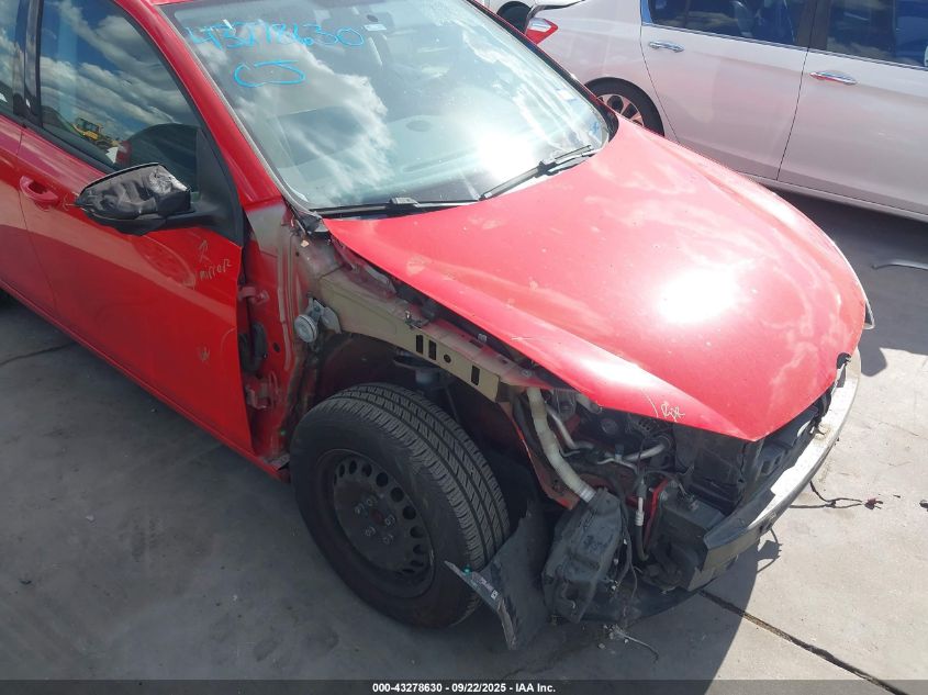 2012 Volkswagen Golf 2.5L 4-Door VIN: WVWDB7AJ1CW040570 Lot: 43278630