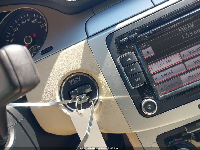 2010 Volkswagen Cc Sport VIN: WVWMN7AN3AE560086 Lot: 43278649