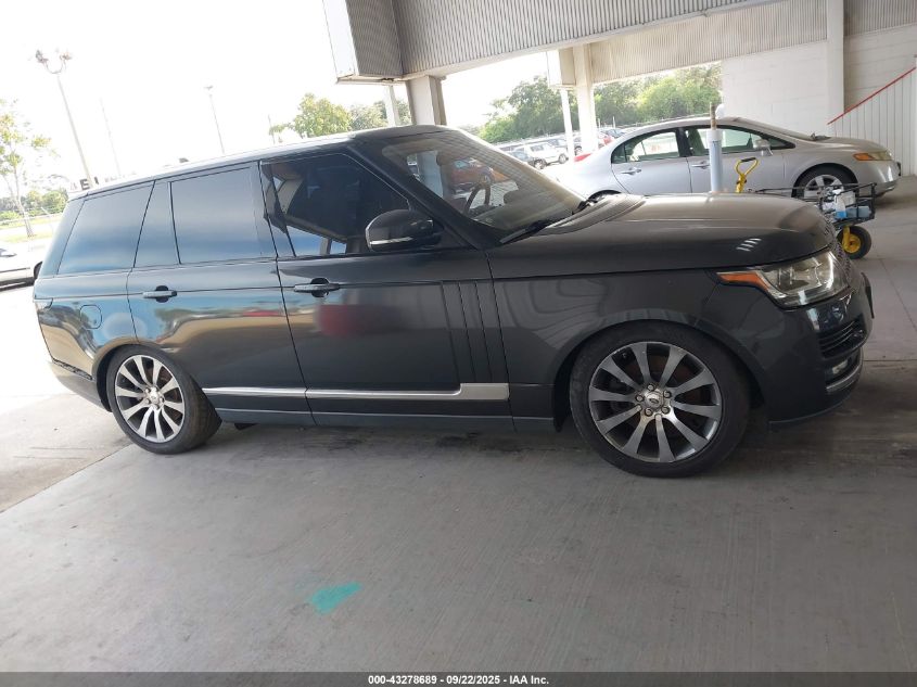 2016 Land Rover Range Rover 3.0L V6 Supercharged VIN: SALGR2VF5GA259741 Lot: 43278689