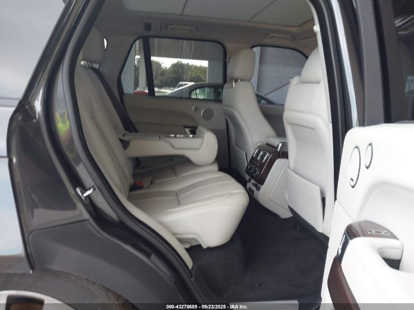 2016 Land Rover Range Rover 3.0L V6 Supercharged VIN: SALGR2VF5GA259741 Lot: 43278689