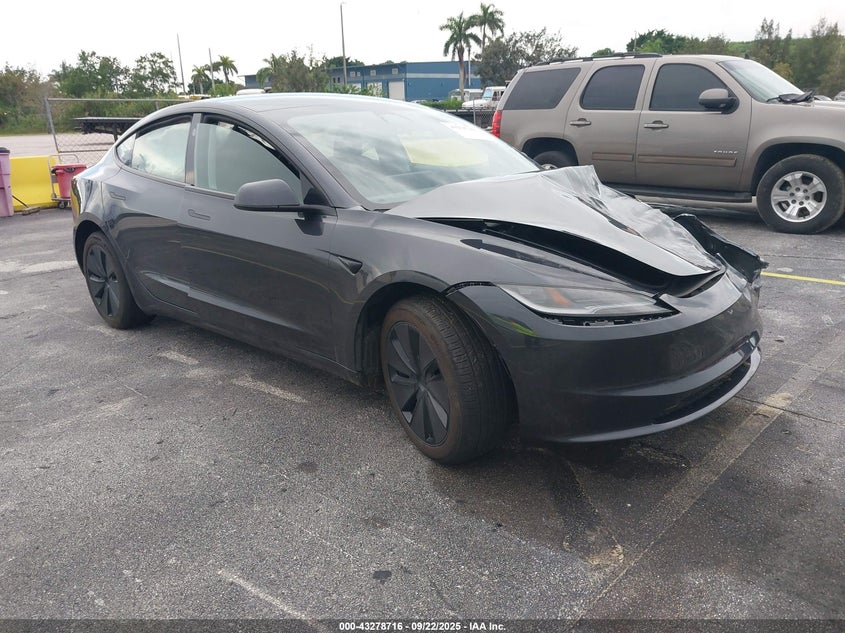 2025 Tesla Model 3 Long Range Rear-Wheel Drive grey sedan electric 5YJ3E1EA8SF030941 photo #1