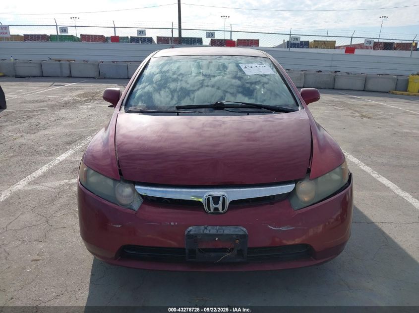 2008 Honda Civic Lx VIN: 1HGFA16588L117272 Lot: 43278728