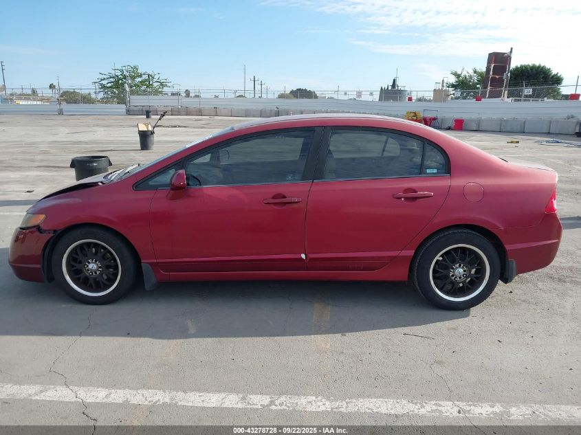 2008 Honda Civic Lx VIN: 1HGFA16588L117272 Lot: 43278728