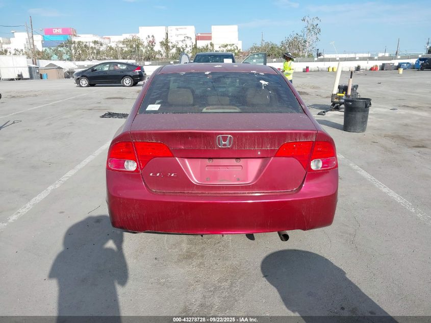 2008 Honda Civic Lx VIN: 1HGFA16588L117272 Lot: 43278728