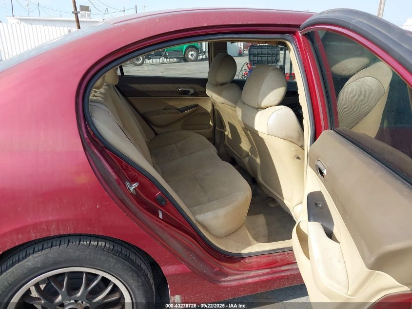 2008 Honda Civic Lx VIN: 1HGFA16588L117272 Lot: 43278728