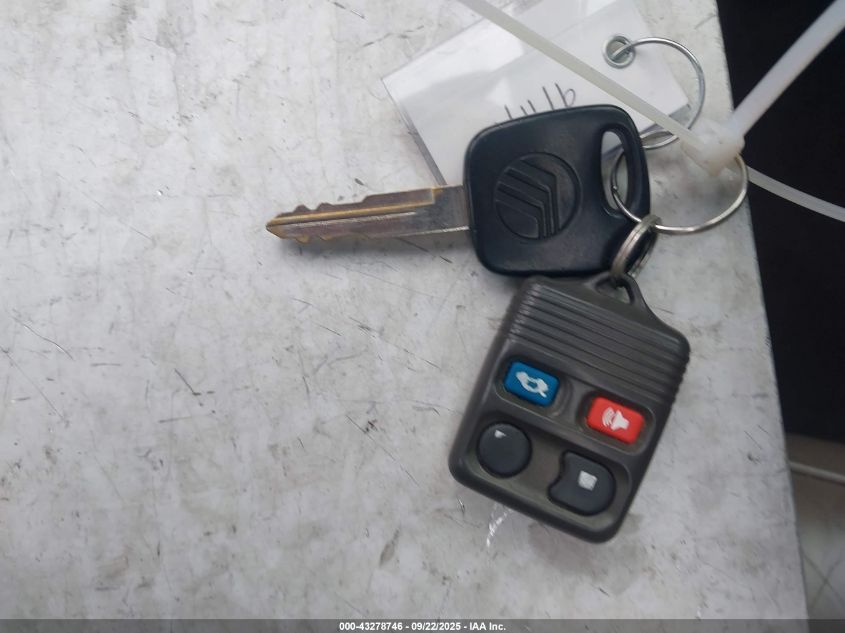 2001 Mercury Grand Marquis Ls VIN: 2MEFM75W01X619476 Lot: 43278746