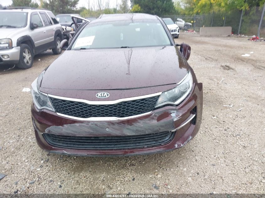 2016 Kia Optima Lx VIN: 5XXGT4L34GG075442 Lot: 43278751