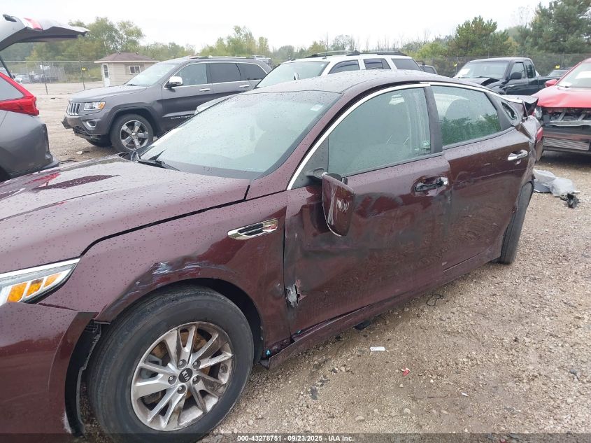 2016 Kia Optima Lx VIN: 5XXGT4L34GG075442 Lot: 43278751