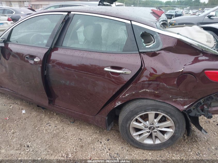 2016 Kia Optima Lx VIN: 5XXGT4L34GG075442 Lot: 43278751