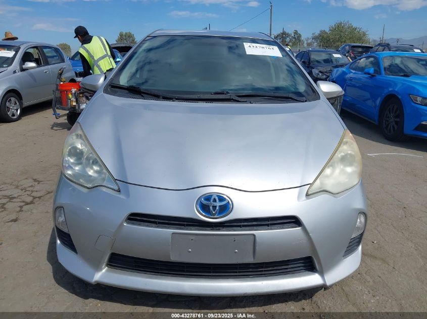 2013 Toyota Prius C One VIN: JTDKDTB38D1528018 Lot: 43278761
