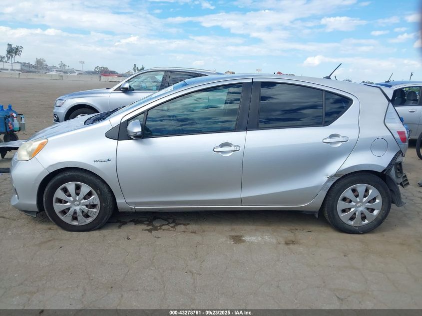 2013 Toyota Prius C One VIN: JTDKDTB38D1528018 Lot: 43278761