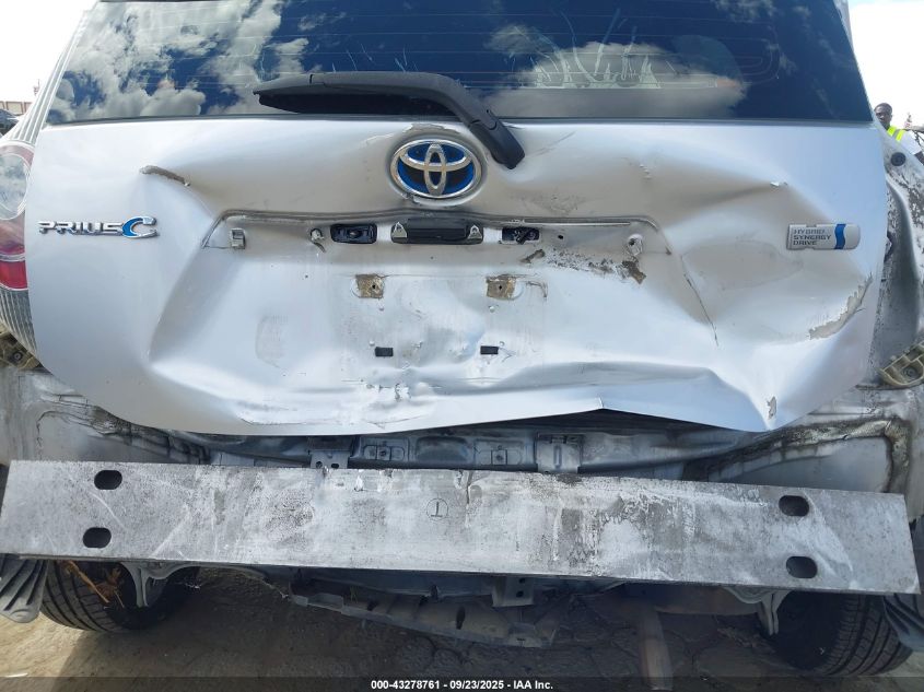 2013 Toyota Prius C One VIN: JTDKDTB38D1528018 Lot: 43278761