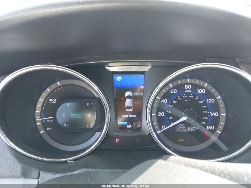 2013 Hyundai Sonata Hybrid VIN: KMHEC4A47DA051142 Lot: 43278784