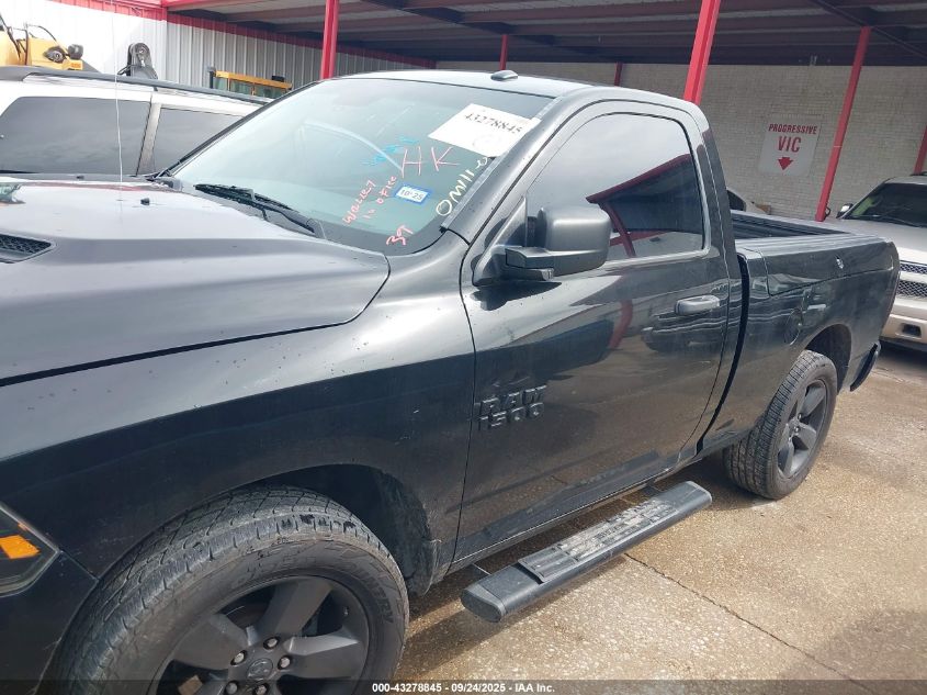 2017 Ram 1500 Express 4X2 6'4 Box VIN: 3C6JR6AG9HG645737 Lot: 43278845