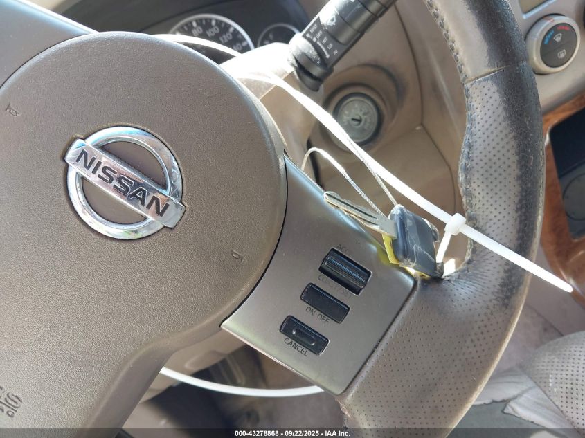 2005 Nissan Pathfinder Le VIN: 5N1AR18U05C744450 Lot: 43278868