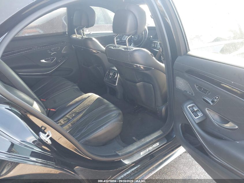 2016 Mercedes-Benz Amg S 63 4Matic VIN: WDDUG7JB4GA234268 Lot: 43278894