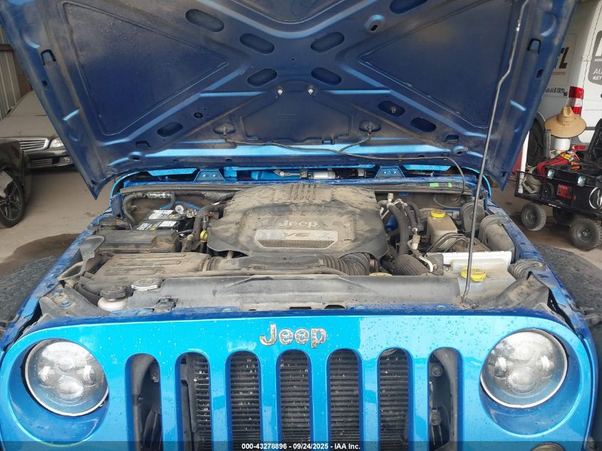 2016 Jeep Wrangler Unlimited Sport VIN: 1C4BJWDG0GL186762 Lot: 43278896