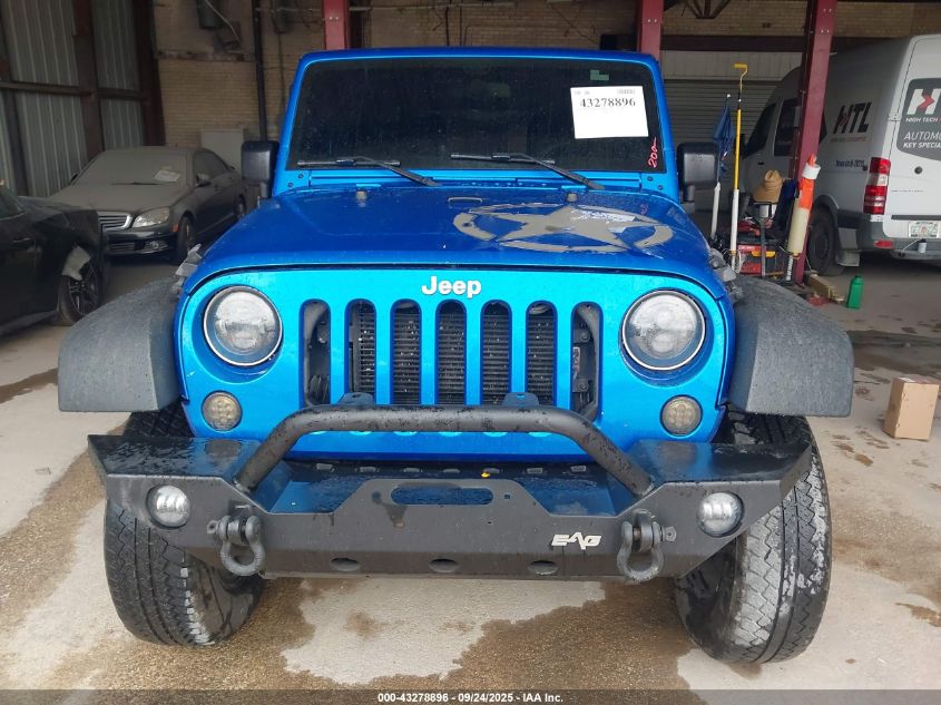 2016 Jeep Wrangler Unlimited Sport VIN: 1C4BJWDG0GL186762 Lot: 43278896