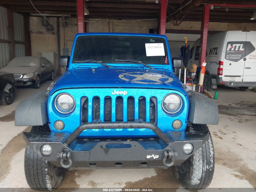 2016 Jeep Wrangler Unlimited Sport VIN: 1C4BJWDG0GL186762 Lot: 43278896