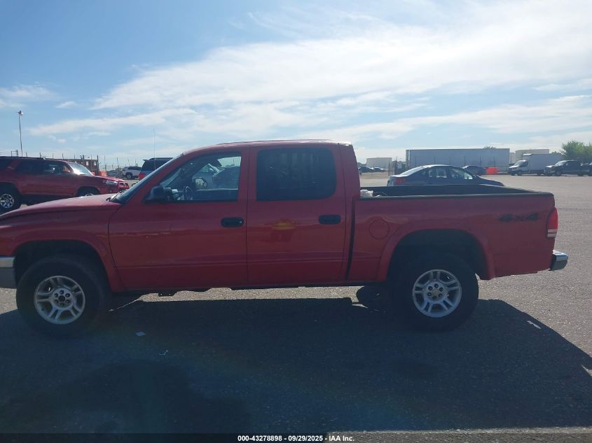 2004 Dodge Dakota Slt VIN: 1D7HG48N14S542424 Lot: 43278898