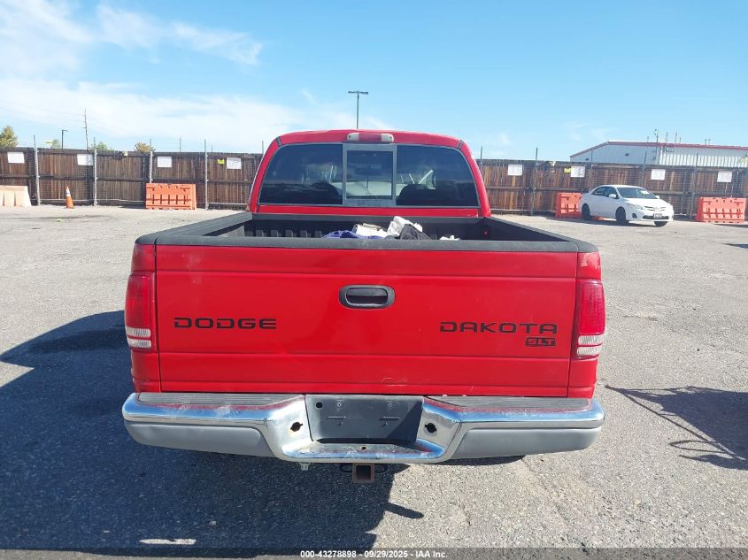 2004 Dodge Dakota Slt VIN: 1D7HG48N14S542424 Lot: 43278898
