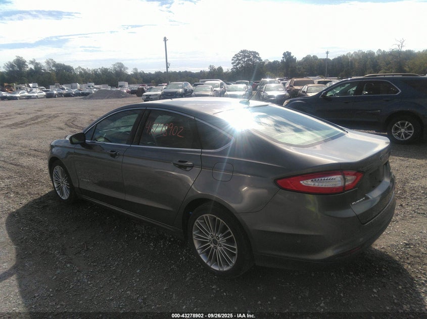 2014 Ford Fusion Hybrid Se grey sedan hybrid 3FA6P0LU8ER252645 photo #4