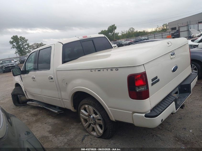 2008 Ford F-150 Harley-Davidson/Limited VIN: 1FTRW125X8FA82817 Lot: 43278925