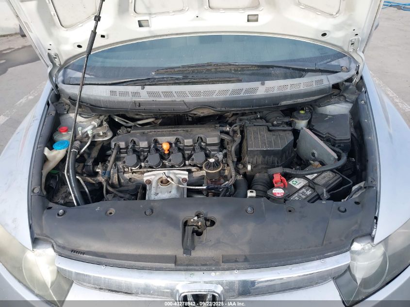 2008 Honda Civic Lx VIN: 2HGFA16578H337029 Lot: 43278942