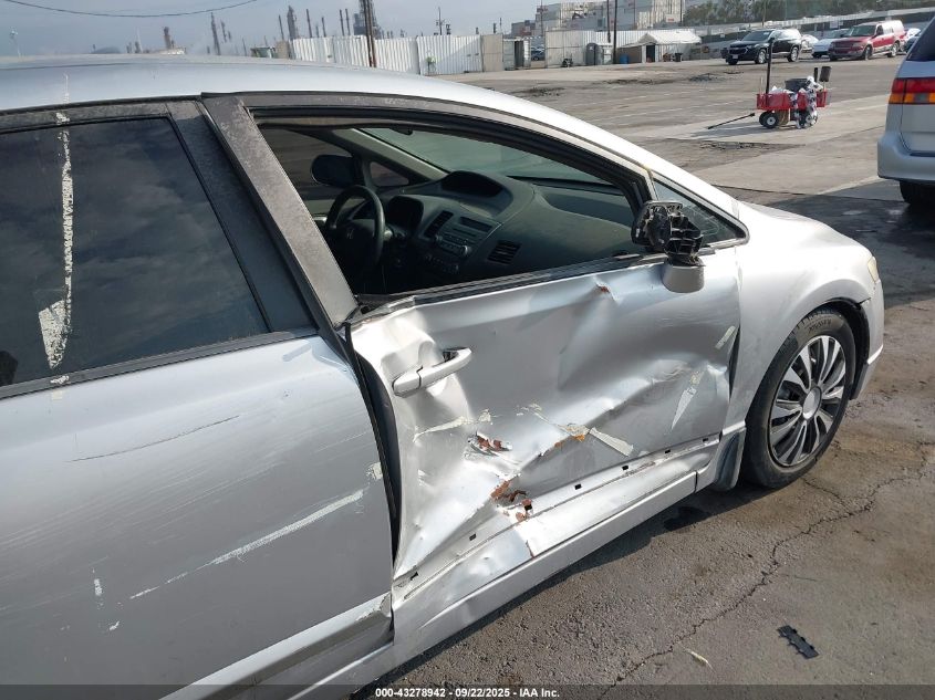 2008 Honda Civic Lx VIN: 2HGFA16578H337029 Lot: 43278942