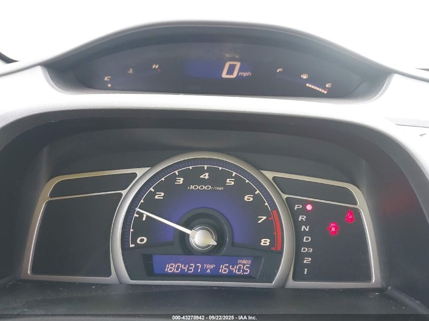 2008 Honda Civic Lx VIN: 2HGFA16578H337029 Lot: 43278942