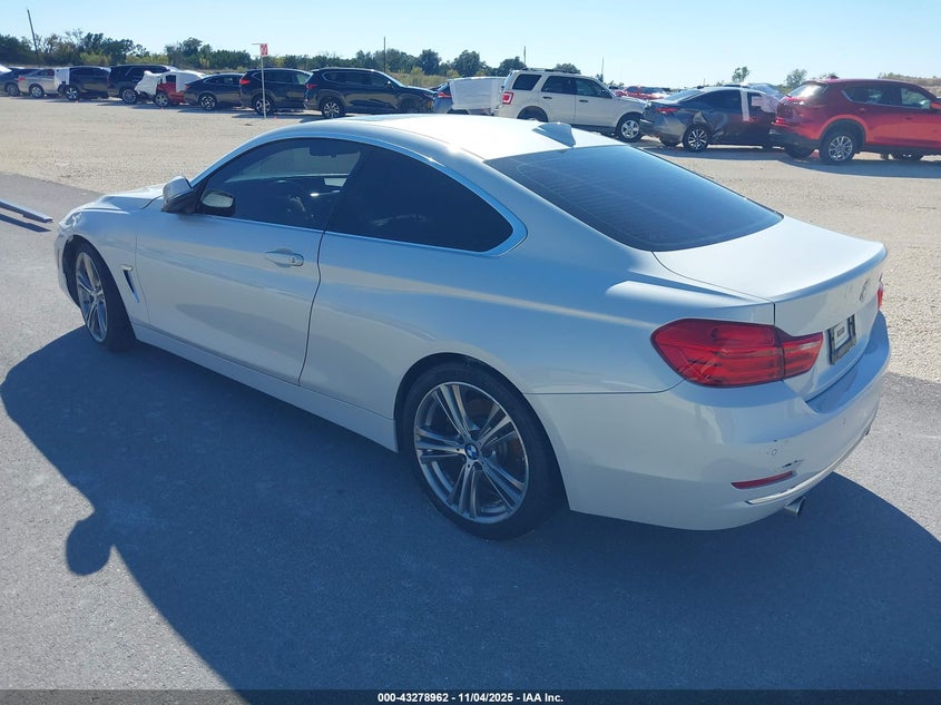 2017 BMW 440I white coupe gasoline WBA4P1C53HK522452 photo #4