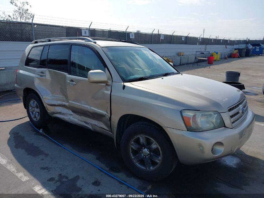2004 Toyota Highlander V6 VIN: JTEGP21A640015214 Lot: 43279007
