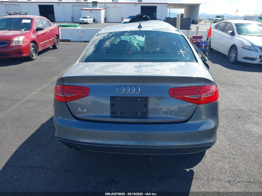 2015 Audi A4 2.0T Premium VIN: WAUEFAFL4FA070273 Lot: 43279025