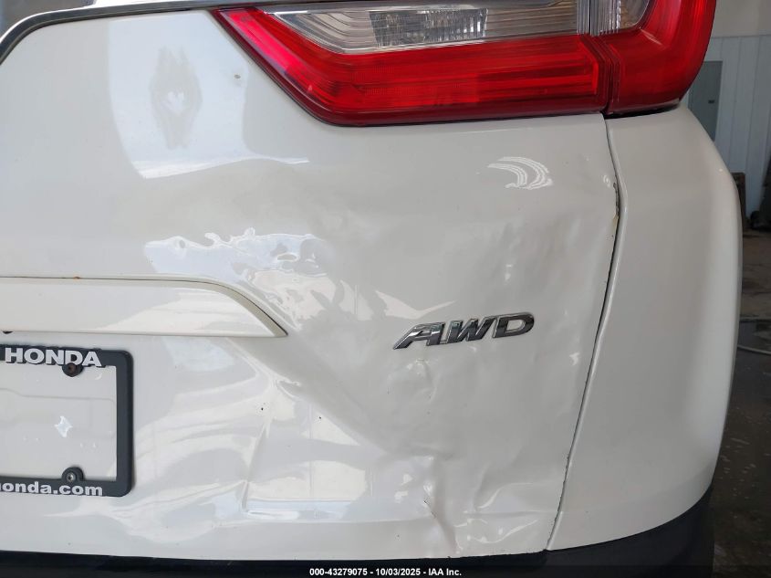 2018 Honda Cr-V Ex VIN: 2HKRW2H58JH652127 Lot: 43279075