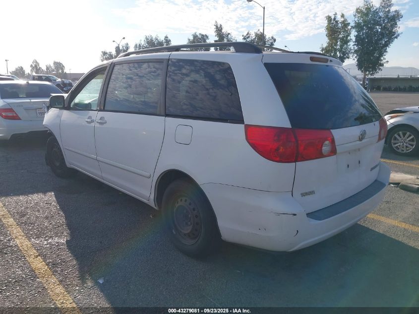 2006 Toyota Sienna Le white van gasoline 5TDZA23C66S421572 photo #4