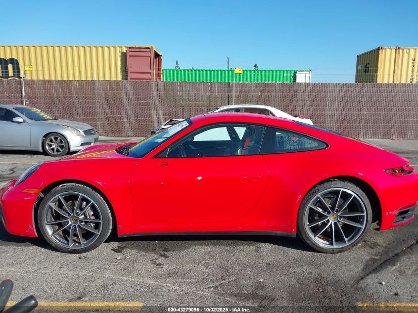 2020 Porsche 911 Carrera VIN: WP0AA2A97LS205866 Lot: 43279096