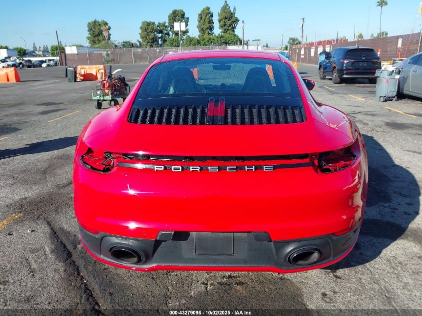 2020 Porsche 911 Carrera VIN: WP0AA2A97LS205866 Lot: 43279096