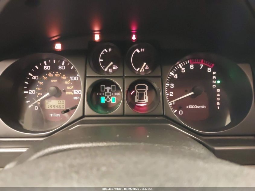 2002 Mitsubishi Montero Limited VIN: JA4MW51R42J026327 Lot: 43279130